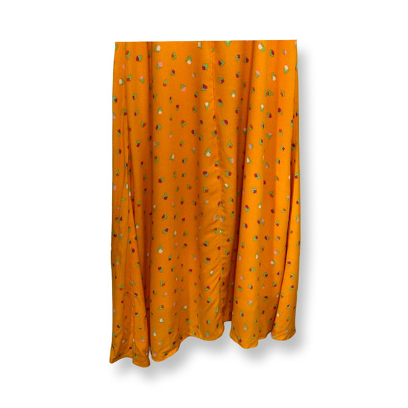 BP Sundress Above Knee Length Zip Closure Spaghetti Strap Floral Orange XXS NWOT - Picture 8 of 10